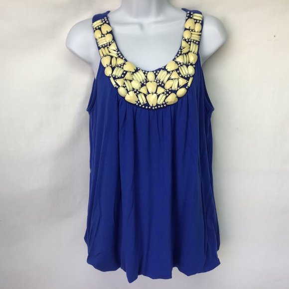 Alfani Tops - Alfani Women Blue Tank Top Cami S